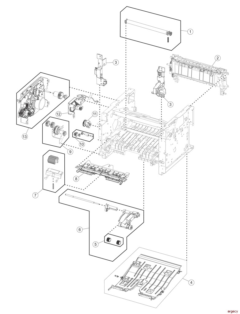 Lexmark MS310 Parts Argecy